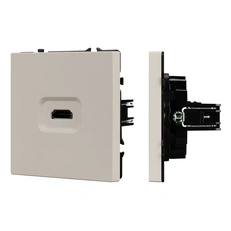 Изображение Розетка HDMI Arlight NOBE, кашемир soft-touch 061842(1)