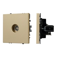 Изображение Розетка ТВ Arlight NOBE, золотой песок soft-touch 054294(1)